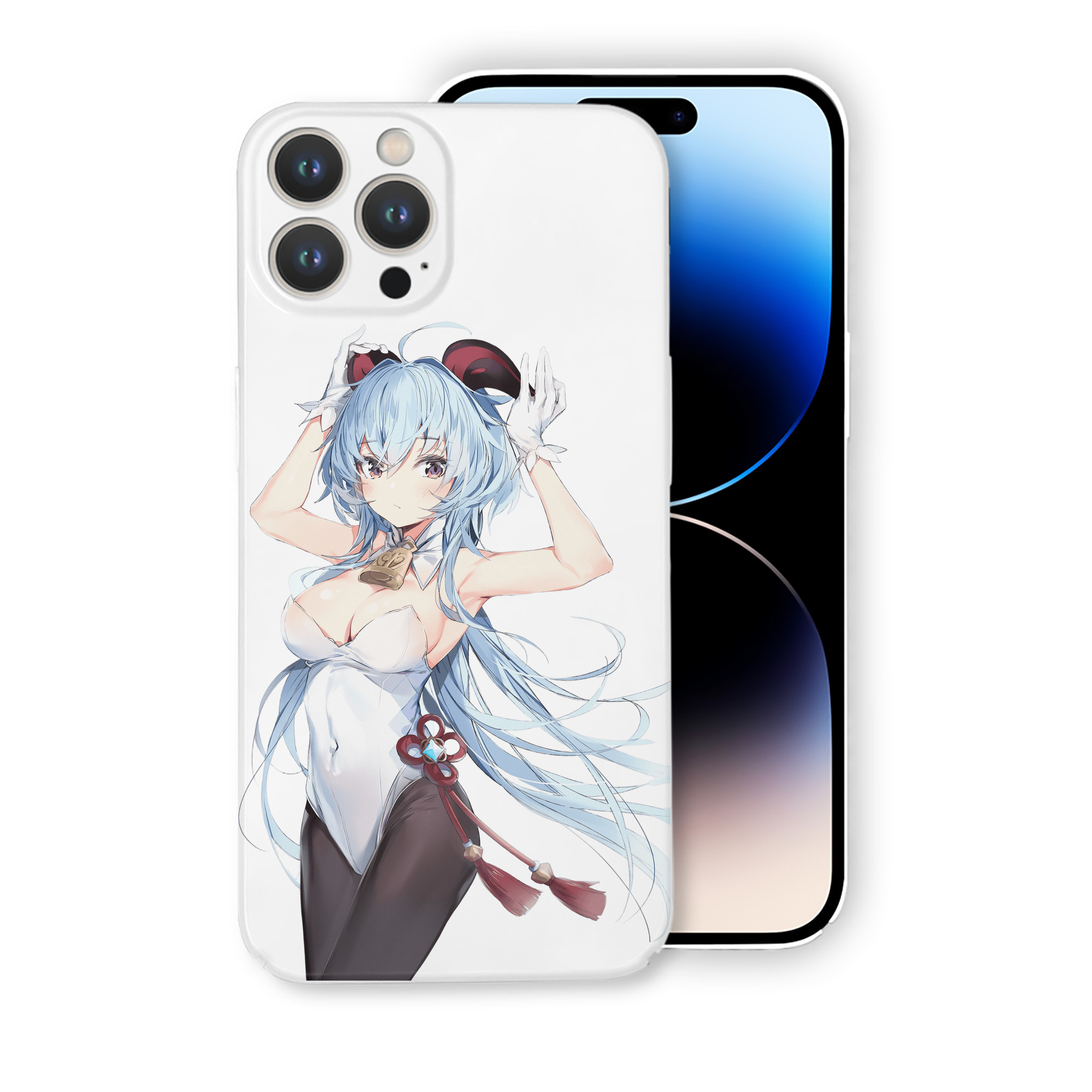 げんし神 甘雨 かんう genshin Ganyu 【iPhone 14シリーズ対応】ハードケース